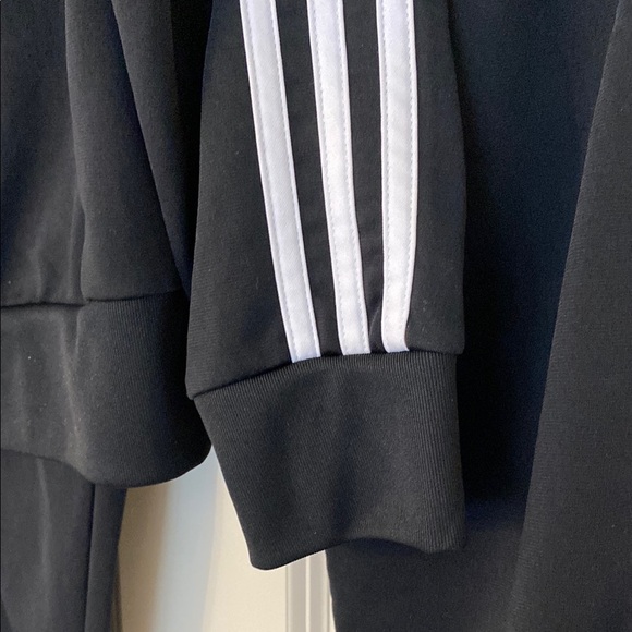 Adidas Black Track Suit with White Stripes - Picture 4 of 6